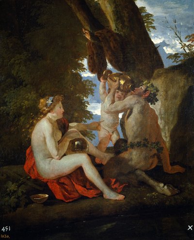 Bacchic Scene by Nicolas Poussin